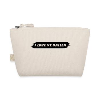 i love St. Gallen | Storm Effekt | Vectorgraphic - Bio-Täschchen - Natur - Vorne