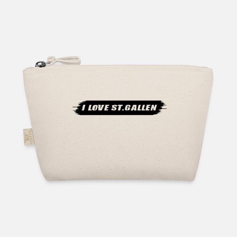 i love St. Gallen | Storm Effekt | Vectorgraphic - Bio-Täschchen - Natur