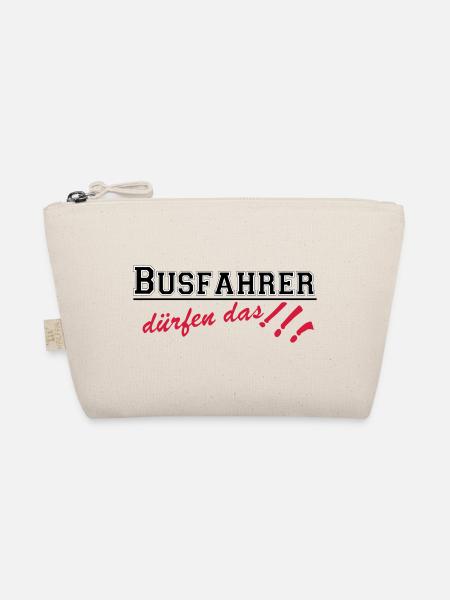 Busfahrer Bus Omnibus Kraftfahrer dürfen...(25) - Bio-Täschchen - Natur - Vorne