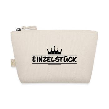 Einzelstück Krone - Bio-Täschchen - Natur - Vorne
