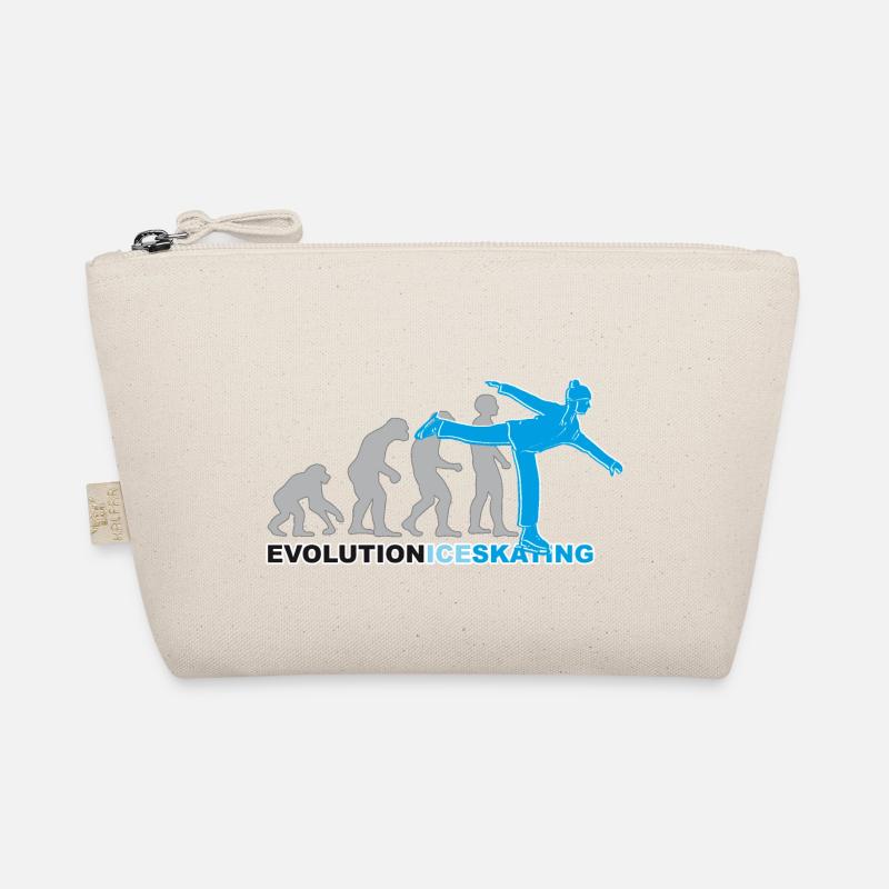 Evolution ice skating, ice skating, ice skating Organic Pouch