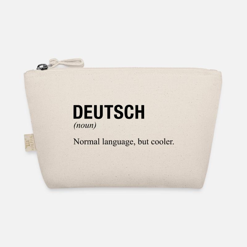 GERMAN Language deutsche Sprache Bio-Täschchen