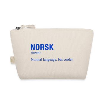 NORWEGEN Norway Norwegische Sprache Norwegisch - Bio-Täschchen - Natur - Vorne