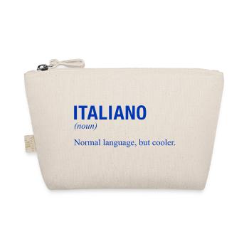 ITALIAN Language Italienisch sprechen Italien - Bio-Täschchen - Natur - Vorne
