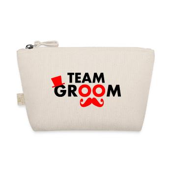 Team groom - Organic Pouch - nature - Front