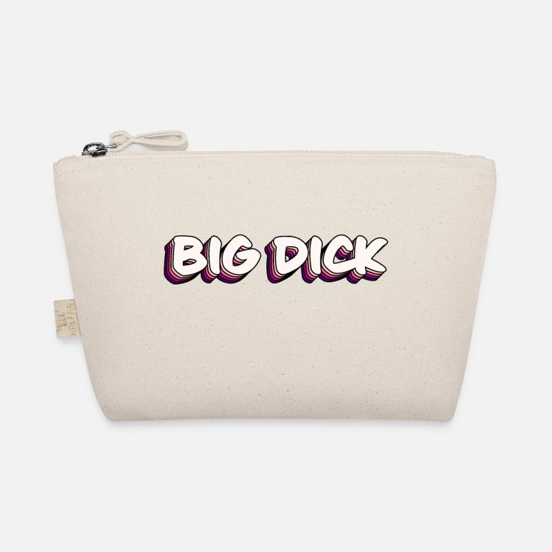 Großer Penis lustiger Text Bio-Täschchen