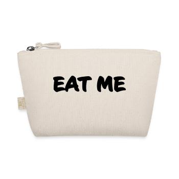 Mangez-moi sur un texte sexy - Trousse biologique - nature - Devant