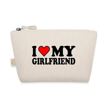 I love my girlfriend - Bio-Täschchen - Natur - Vorne