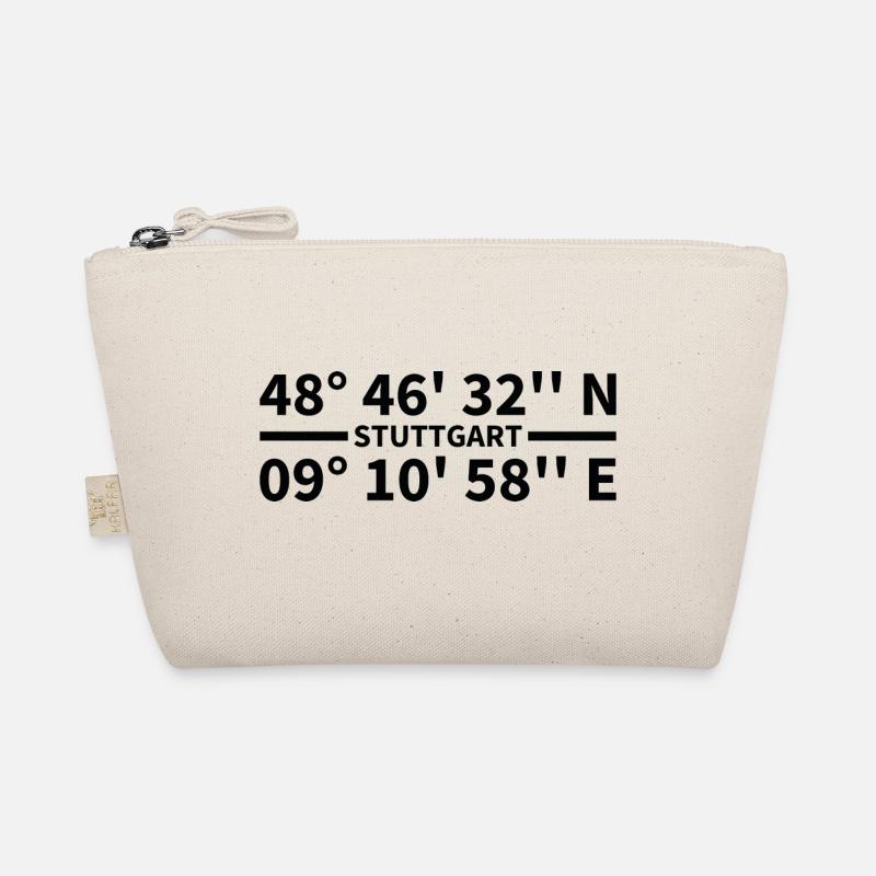 Stuttgart coordinates Organic Pouch