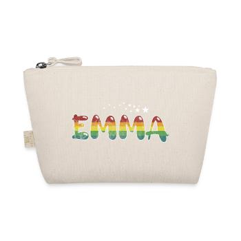 Prénom Emma Nom de jeune fille cadeau - Trousse biologique - nature - Devant