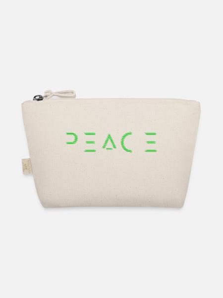 Peace und Frieden für jeden - Bio-Täschchen - Natur