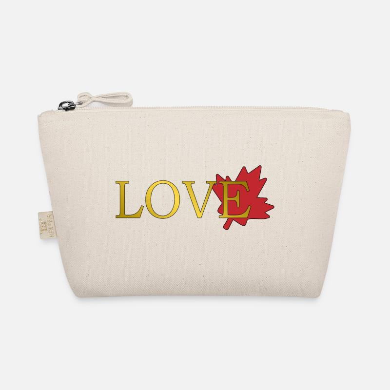 Liebe Maple Leaf von Kanada Bio-Täschchen