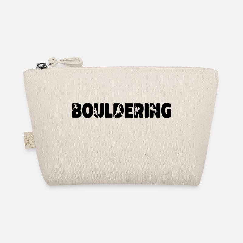 Retro Graphic Climbing Bouldering Rock Climber Mou Bio-Täschchen