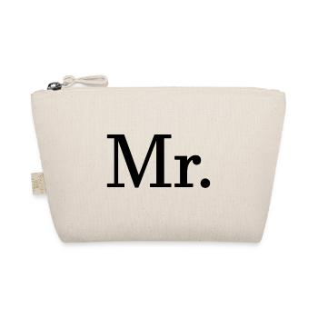 Mr. Matching Couple Engagement Wedding Honeymoon - Organic Pouch - nature - Front