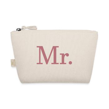 Mr. Matching Couple Engagement Wedding Honeymoon - Organic Pouch - nature - Front