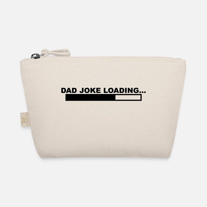 A cool "Dad Joke Loading" design for him Organic Pouch