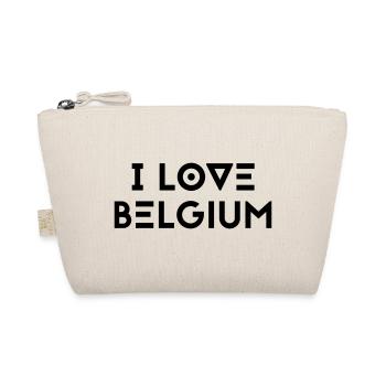 I LOVE BELGIUM - Organic Pouch - nature - Front