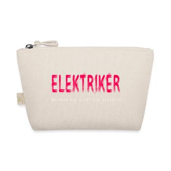 Elektriker Handwerke Design - Bio-Täschchen - Natur - Vorne