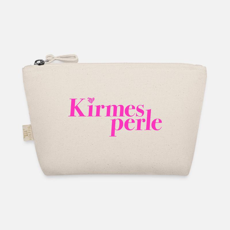 Kirmesperle Pink Glanz Bio-Täschchen