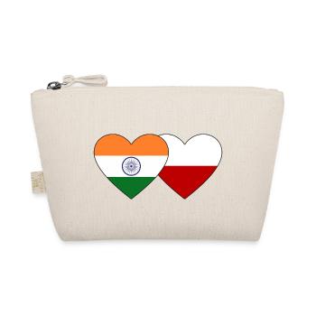 India Poland Flag - Organic Pouch - nature - Front