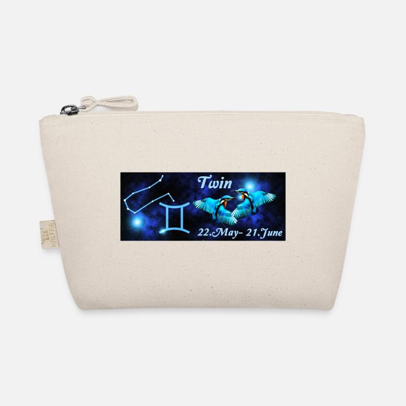 Sternzeichen Zwilling, Eisvogel, Sternbild Bio-Täschchen