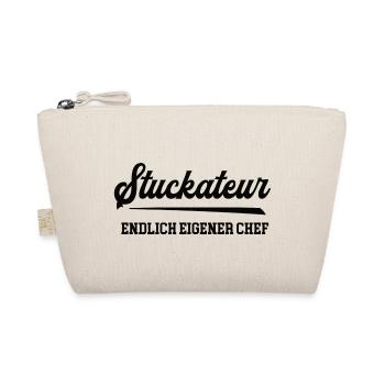 Stuckateur Endlich Chef Unternehmer Selbstständig - Bio-Täschchen - Natur - Vorne