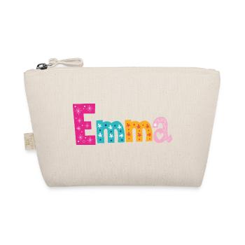 Nom d’Emma personnalisé - Trousse biologique - nature - Devant