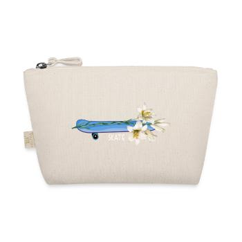 Skate SK8 Skateboarder « Skateing-Flower » Halfpipe - Trousse biologique - nature - Devant