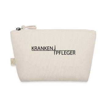 EKG Krankenpfleger Herzschlag - Bio-Täschchen - Natur - Vorne