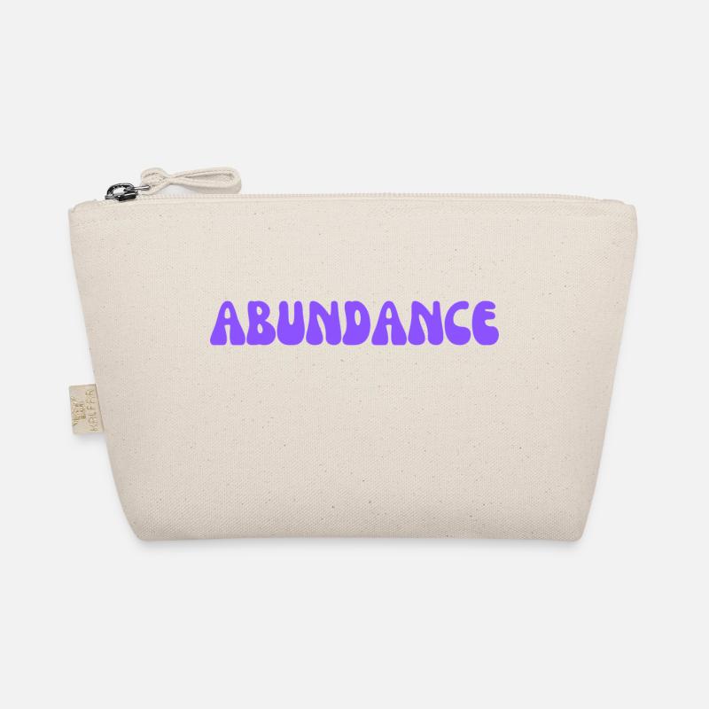 Abundance 💜 Positive statement Organic Pouch