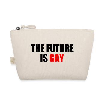 The future is gay - Organic Pouch - nature - Front