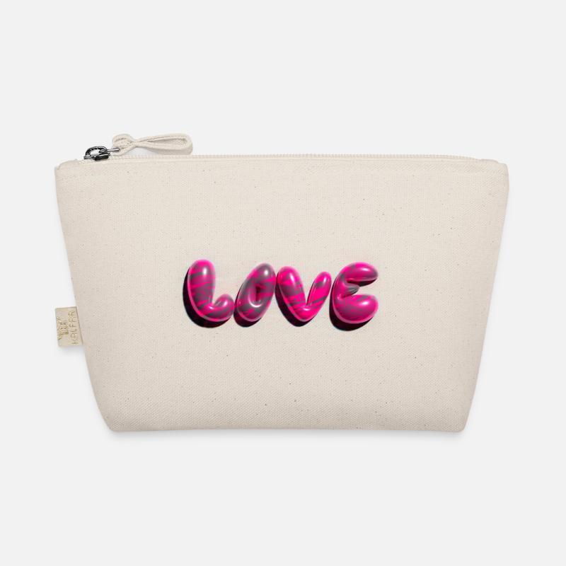 love,3d,graffiti,ballon,bunt,liebe,muster Bio-Täschchen