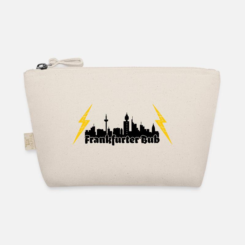 Frankfurter Bub ffm skyline - Bio-Täschchen - Natur