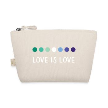 Mois de la fierté LGBT - Love is Love - Trousse biologique - nature - Devant