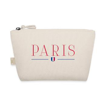 Paris, France Style Design T-Shirt - Organic Pouch - nature - Front