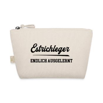Estrichleger Ausbildung Bestanden Azubi Bodenleger - Bio-Täschchen - Natur - Vorne