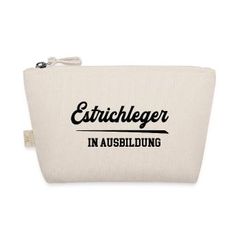 Estrichleger in Ausbildung Estrichlegerausbildung - Bio-Täschchen - Natur - Vorne