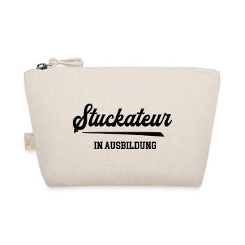 Stuckateur in Ausbildung Stukkateur Lehre Azubi - Bio-Täschchen - Natur - Vorne