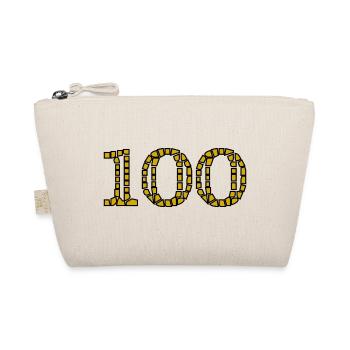 100. 100 ANS. 100e ANNIVERSAIRE. ANNIVERSAIRE 100 - Trousse biologique - nature - Devant