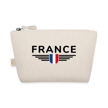 J’aime la France élégance style design Tenues - Trousse biologique - nature - Devant