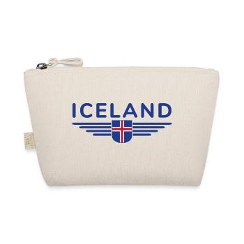 I Love Iceland Design T-Shirt Outfit - Organic Pouch - nature - Front