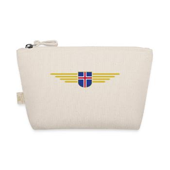 I Love Iceland Design T-Shirt Outfit - Organic Pouch - nature - Front