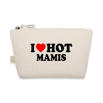 I love hot mamis - Bio-Täschchen - Natur - Vorne