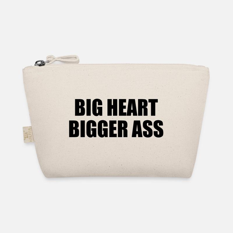 Big heart bigger ass Bio-Täschchen
