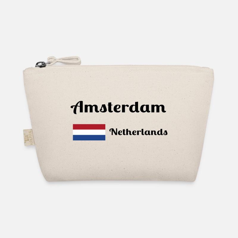 Amsterdam Niederlande - Stilvolle Drucke - Bio-Täschchen - Natur