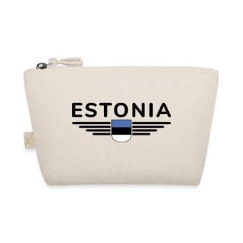 Estonia T-Shirt – For Real Fans - Organic Pouch - nature - Front