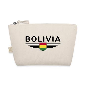 J’aime la Bolivie, T-shirt design de style élégance - Trousse biologique - nature - Devant