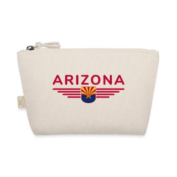 Arizona Fan T-Shirt – Desert Style - Organic Pouch - nature - Front