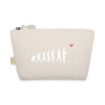 Evolution of Man Drone Pilot - Organic Pouch - nature - Front