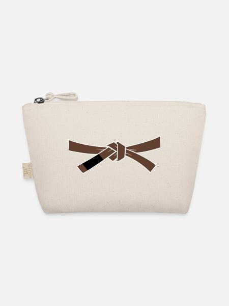 Ceinture marron - Ceinture marron - Trousse biologique - nature - Devant